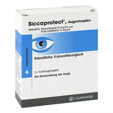 SICCAPROTECT Collirio, 3X10 ml