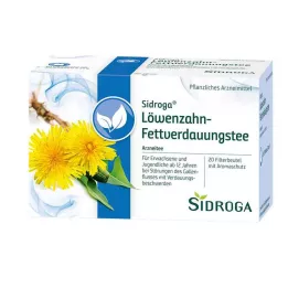 SIDROGA Bustine filtro per tè al tarassaco, 20X1,5 g