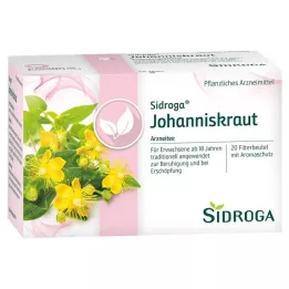SIDROGA Bustine filtro per tè alliperico, 20X1,75 g