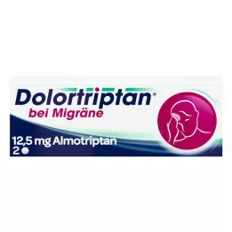 DOLORTRIPTAN per compresse rivestite con film per lemicrania, 2 pz