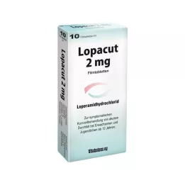 LOPACUT Compresse rivestite con film da 2 mg, 10 pz