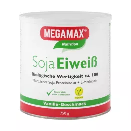 MEGAMAX Polvere di vaniglia proteica di soia, 750 g