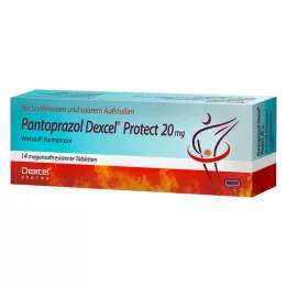 PANTOPRAZOL Dexcel Protect 20 mg compresse gastroresistenti, 14 pz