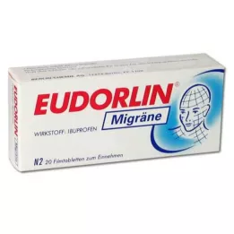 EUDORLIN Compresse rivestite con film per lemicrania, 20 pz