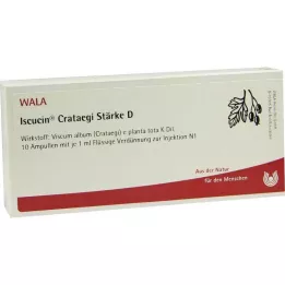ISCUCIN Fiale di crataegi Strength D, 10X1 ml