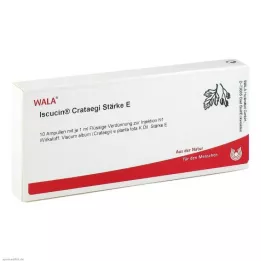 ISCUCIN Fiale di crataegi Strength E, 10X1 ml