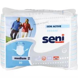 SENI Slip di incontinenza attiva una volta M, 10 pz
