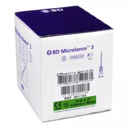 BD MICROLANCE Cannula 21 G 2 0,8x50 mm, 100 pz