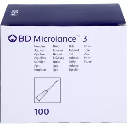 BD MICROLANCE Cannula 26 G 3/8 0,45x10 mm, 100 pz
