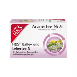 H&amp;S Bile and Liver Tea N Filtri in bustina, 20X2,0 g