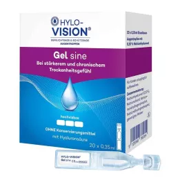 HYLO-VISION Pipette monodose Gel sine, 20X0,35 ml