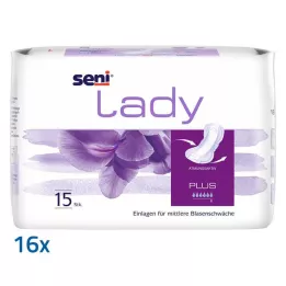 SENI Lady Incontinence Insert Plus, 16x15 pz