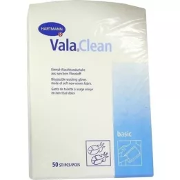 VALACLEAN Guanti da lavaggio base, 50 pezzi