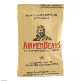 AIRMENBEANS finissime pastiglie di caffè con guaranà, 21 pezzi