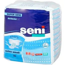SUPER SENI Plus pantaloni per incontinenza notte f.E.Gr.0 XS, 12X10 pz