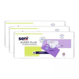 SUPER SENI Plus pantaloni per incontinenza notte f.E.Gr.2 M, 3X30 pz