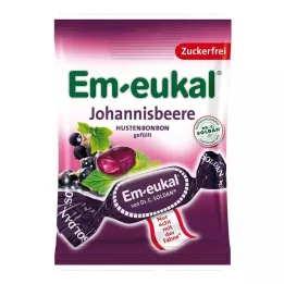 EM-EUKAL Caramelle ripiene di ribes senza zucchero, 75 g