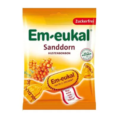 EM-EUKAL Caramelle allolivello spinoso senza zucchero, 75 g