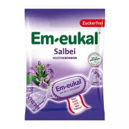 EM-EUKAL Caramelle alla salvia senza zucchero, 75 g