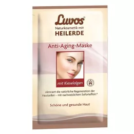 LUVOS Cosmetici naturali con maschera anti-età allargilla curativa, 2X7,5 ml