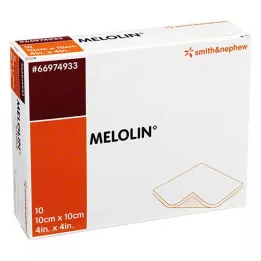 MELOLIN Medicazioni per ferite sterili 10x10 cm, 10 pz