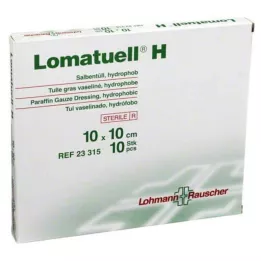 LOMATUELL H Tulle per unguento 10x10 cm sterile, 10 pz