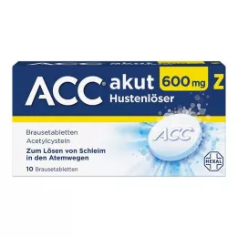 ACC akut 600 Z compresse effervescenti espettoranti per la tosse, 10 pz