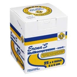 Compresse di garza sterile Erena 5x5cm, 25x2 pezzi
