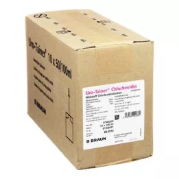 URO TAINER Soluzione di clorhexidine, 10x100 ml