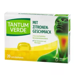 TANTUM VERDE Pastiglie da 3 mg al gusto di limone, 20 pz