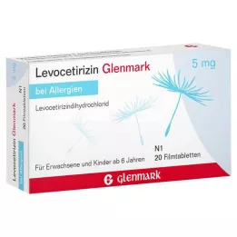 Levocetirin Glenmark 5mg, 20 pz