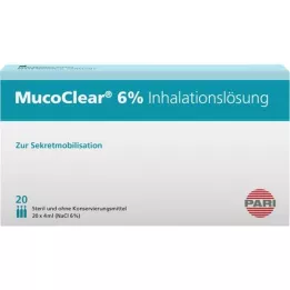 MUCOCLEAR Soluzione per inalazione di NaCl 6%, 20x4 ml