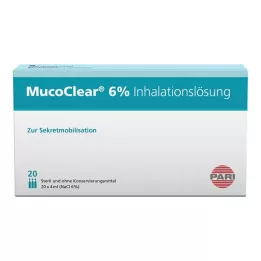 MUCOCLEAR Soluzione per inalazione di NaCl al 6%, 20X4 ml
