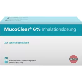 MUCOCLEAR Soluzione per inalazione di NaCl 6%, 60x4 ml