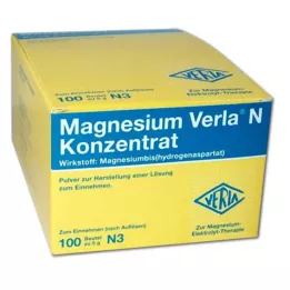 MAGNESIUM VERLA N concentrato in polvere per somministrazione orale, 100 pz