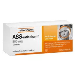ASS-ratiopharm 500 mg compresse, 30 pz