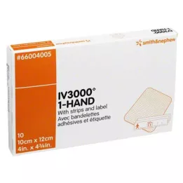 OPSITE IV 3000 Fissaggio cannula trasparente 10x12 cm, 10 pz