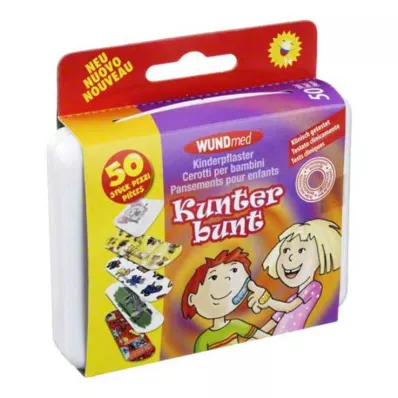 KINDERPFLASTER Colorato, 50 pezzi