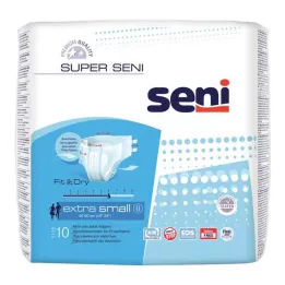 SUPER SENI Mutandine per incontinenza taglia XS, 10 pezzi