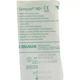 SURECAN Cannula Port 20 Gx25 mm angolata, 1 pz