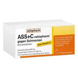 ASS + C-ratiopharm contro il dolore compresse effervescenti, 10 pz
