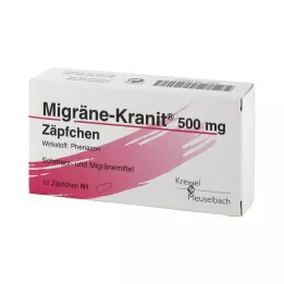 MIGRÄNE KRANIT Supposte da 500 mg, 10 pz