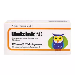 UNIZINK 50 compresse gastroresistenti, 50 pz