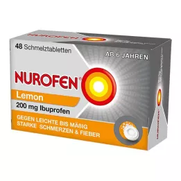 NUROFEN 200 mg compresse fusibili al limone, 48 pz