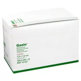 GAZIN Garza comp.7,5x7,5 cm sterile 8 strati, 50X2 pz