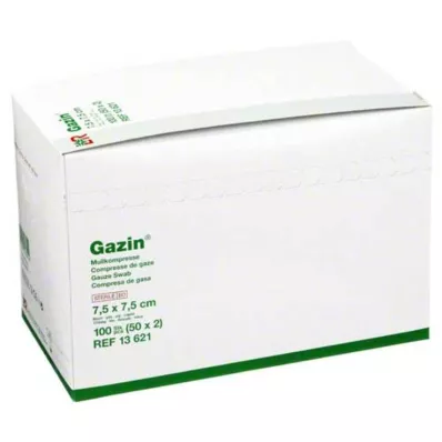 GAZIN Garza comp.7,5x7,5 cm sterile 8 strati, 50X2 pz