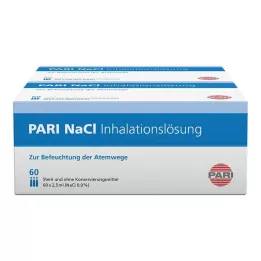 PARI Fiale di soluzione per inalazione di NaCl, 120X2,5 ml