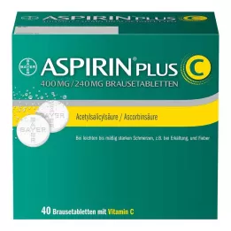 ASPIRIN più C compresse effervescenti, 40 pz