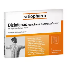DICLOFENAC-cerotti antidolorifici ratiopharm, 5 pz