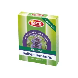 FLORIMEL Bonbon alla Salvia con Vitamina C senza zucchero, 40 g